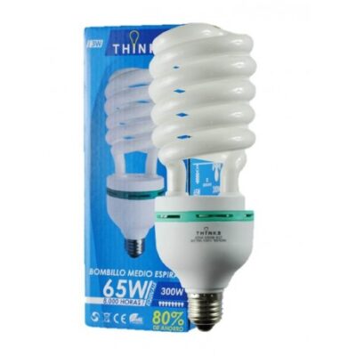 AHORRADOR LUXLITE ESPIRAL 65 W AMARILLA BOM0087