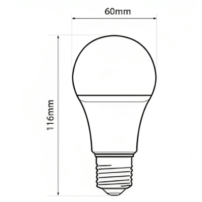 AHORRADOR LUXLITE LED TIPO BOMBILLO 9 W LED0244 - Image 2