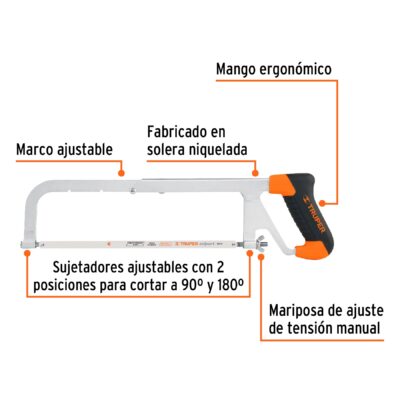 ARCO PARA SIERRA AJUSTABLE TRUPER 12 COD. 10230 - Image 3