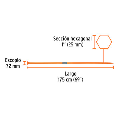 BARRETA TRUPER 1.75 METROS COD. 10762 - Image 3