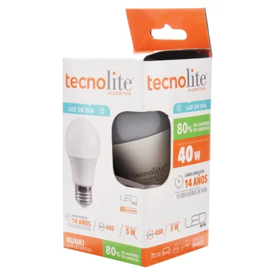 AHORRADOR TECNOLITE LED TIPO BOMBILLO 40 W