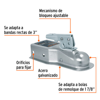 ACOPLADOR PARA BOLA 2000 LIBRAS TRUPER COD. 44443 - Image 2