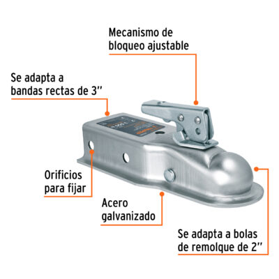 ACOPLADOR PARA BOLA 3500 LIBRAS TRUPER COD. 44442 - Image 2