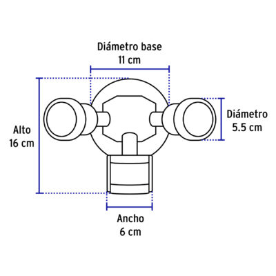 LAMPARA VOLTECK CON SENSOR COD. 47275 - Image 3