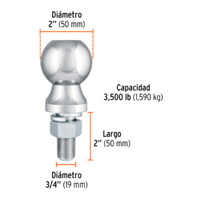 BOLA DE ARRASTRE 3500 LIBRAS TRUPER COD. 44440 - Image 3