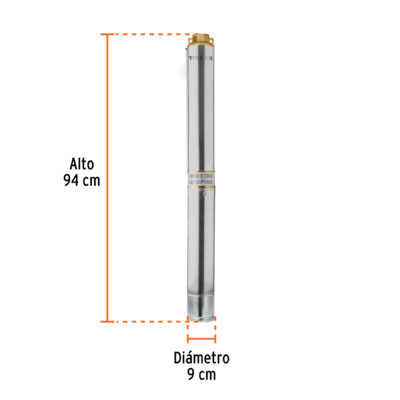 BOMBA SUMERGIBLE 2 HP TRUPER ACERO INOX. COD. 16940 / 12627 - Image 3