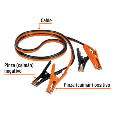 CABLE PASA CORRIENTE AUTOMOTRIZ 3 MTS. CALIBRE 8 TRUPER COD. 17543 - Image 2