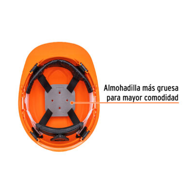 CASCO DE SEGURIDAD NARANJA TRUPER COD. 14292 - Image 2