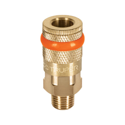 ADAPTADOR DE ACOPLE RAPIDO 1/4 NPT MACHO TRUPER COD. 19085