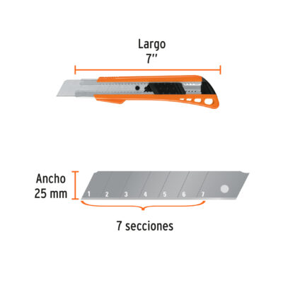 CUCHILLA MULTIUSOS 25 MM TRUPER COD. 17904 - Image 3