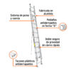 ESCALERA EXTENSION 24 PELDAÑOS TRUPER COD. 16028 - Image 2