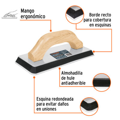 PLANCHA ALBAÑIL ALMOHADILLA ANTI-ADERENTE TRUPER COD. 15428 - Image 2