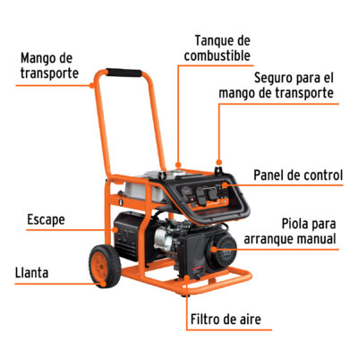 PLANTA ELECTRICA 2500 WATTS TRUPER COD. 15342 - Image 3