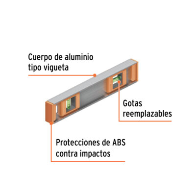 NIVEL ALUMINIO 12 TRUPER COD. 17030 - Image 3