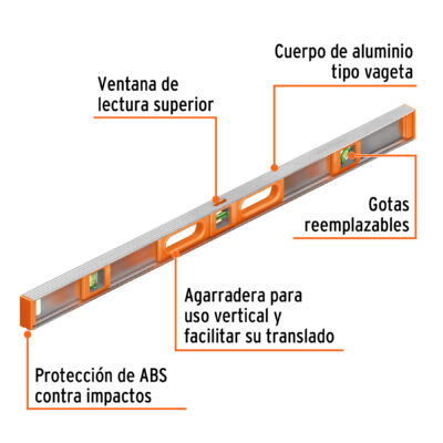 NIVEL ALUMINIO 36 TRUPER COD. 17038 - Image 3