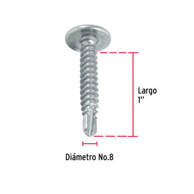 TORNILLO WAFER 1 X 8 (10 UNIDADES) COD. 44647 - Image 3