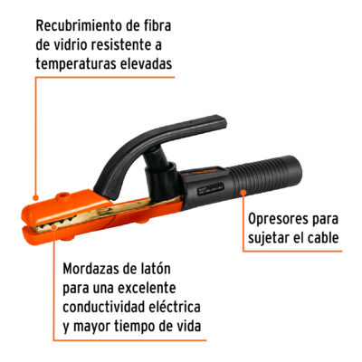 PINZA PORTA ELECTRODO DE 500 A TRUPER COD. 14233 - Image 2