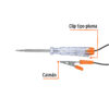PROBADOR CORRIENTE DESARMADOR CON CAIMAN 12 V TRUPER COD. 13987 - Image 2