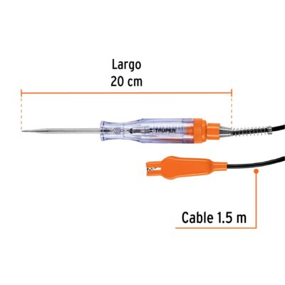 PROBADOR CORRIENTE USO PES. 6-12V TRUPER COD. 13985 - Image 3