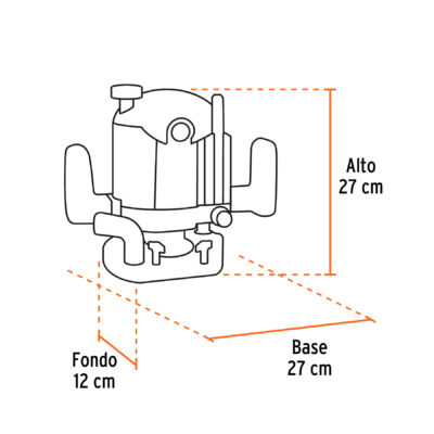 ROUTER TRUPER 1-3/4 HP COD. 16610 - Image 3