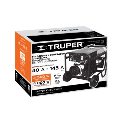 SOLDADORA A GASOLINA CON GENERADOR 145 AMP. TRUPER COD. 14358 - Image 6