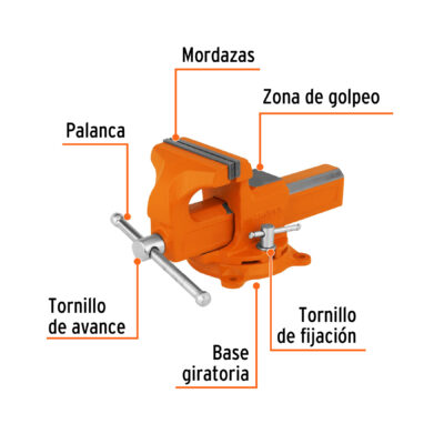 PRENSA DE BANCO 4 TRUPER COD. 100199 - Image 2