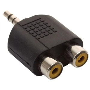 ADAPTADOR 2 JACK RCA A PLU 3.5 ST P-244
