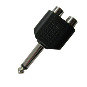 ADAPTADOR 2 JACK RCA A PLU 1/4 ST P-243