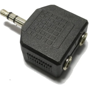 ADAPTADOR 2 JACK 1/4 ST A PLU 3.5 ST  P-251
