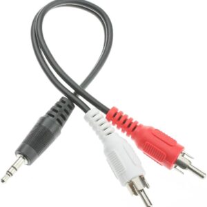 ADAPTADOR JACK RCA A 2 PLU RCA P-113
