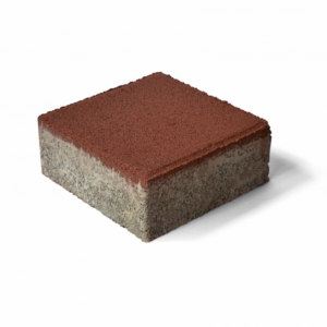 ADOQUIN DECORATIVO 20 X 20 X 8 ROJO