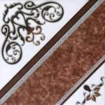 AZULEJO BRASILIA 722 MARRON LISTELO CAJA 2 METROS