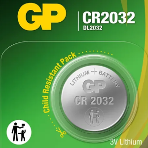 BATERIA GP PARA ALARMA CR-2032