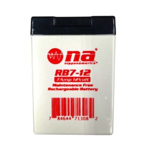 BATERIA RECARGABLE N.A. RB 7-12 2 AMP.