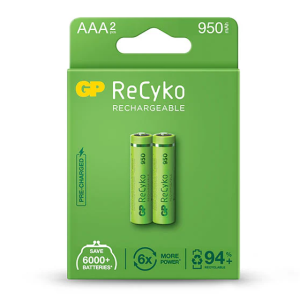 BATERIA RECARGABLE 950 MAH AAA GP100AAAHCER21-2TLB2